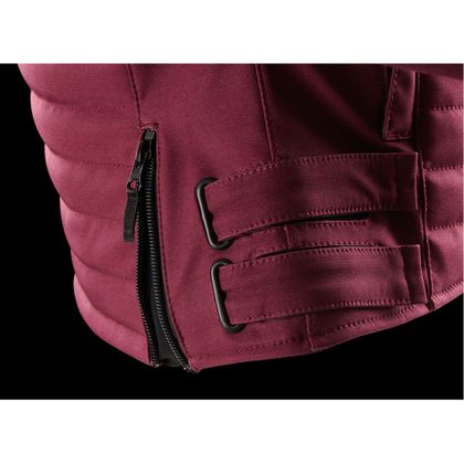 Blouson Furygan ICETRACK LADY - Rouge / Noir