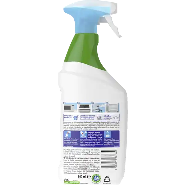 Sprühen-Wischen-Fertig Glasoberflächen Spray