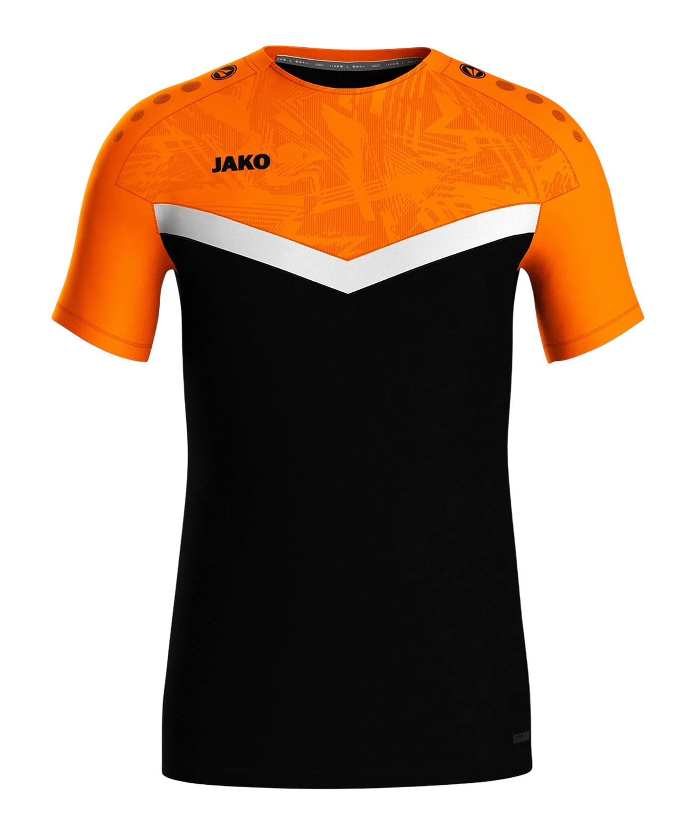 JAKO Iconic T-Shirt Schwarz Orange F807