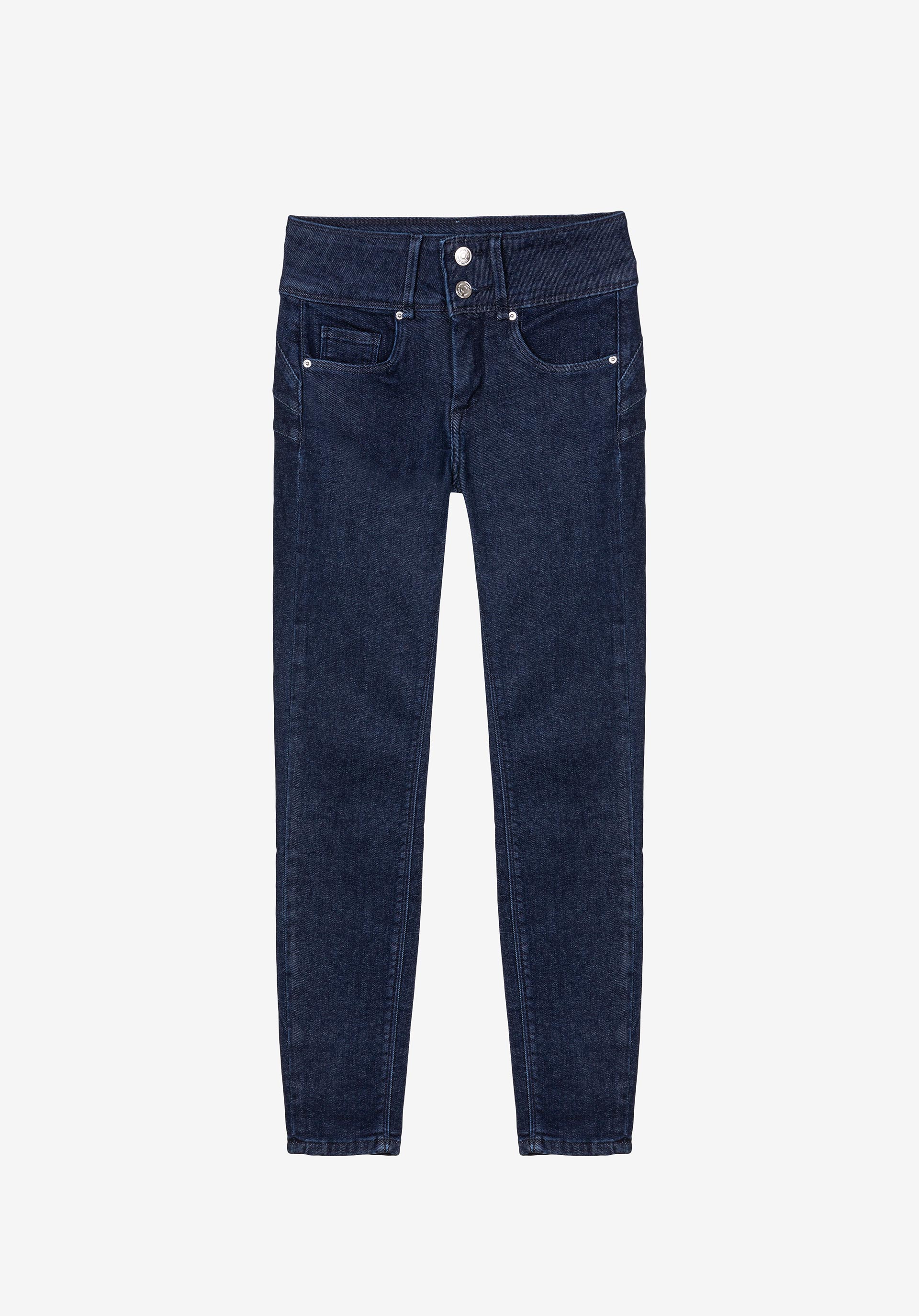 Jeans Double-up Skinny Cintura Alta Térmicos