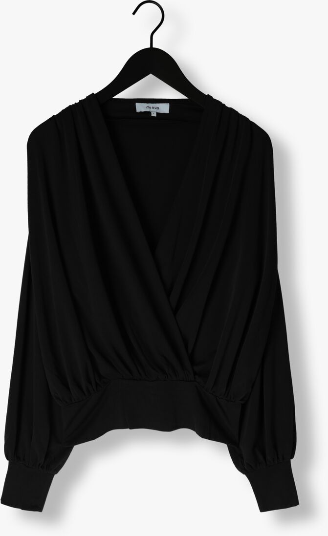 MINUS zwarte minus blouse gasia modal wrap