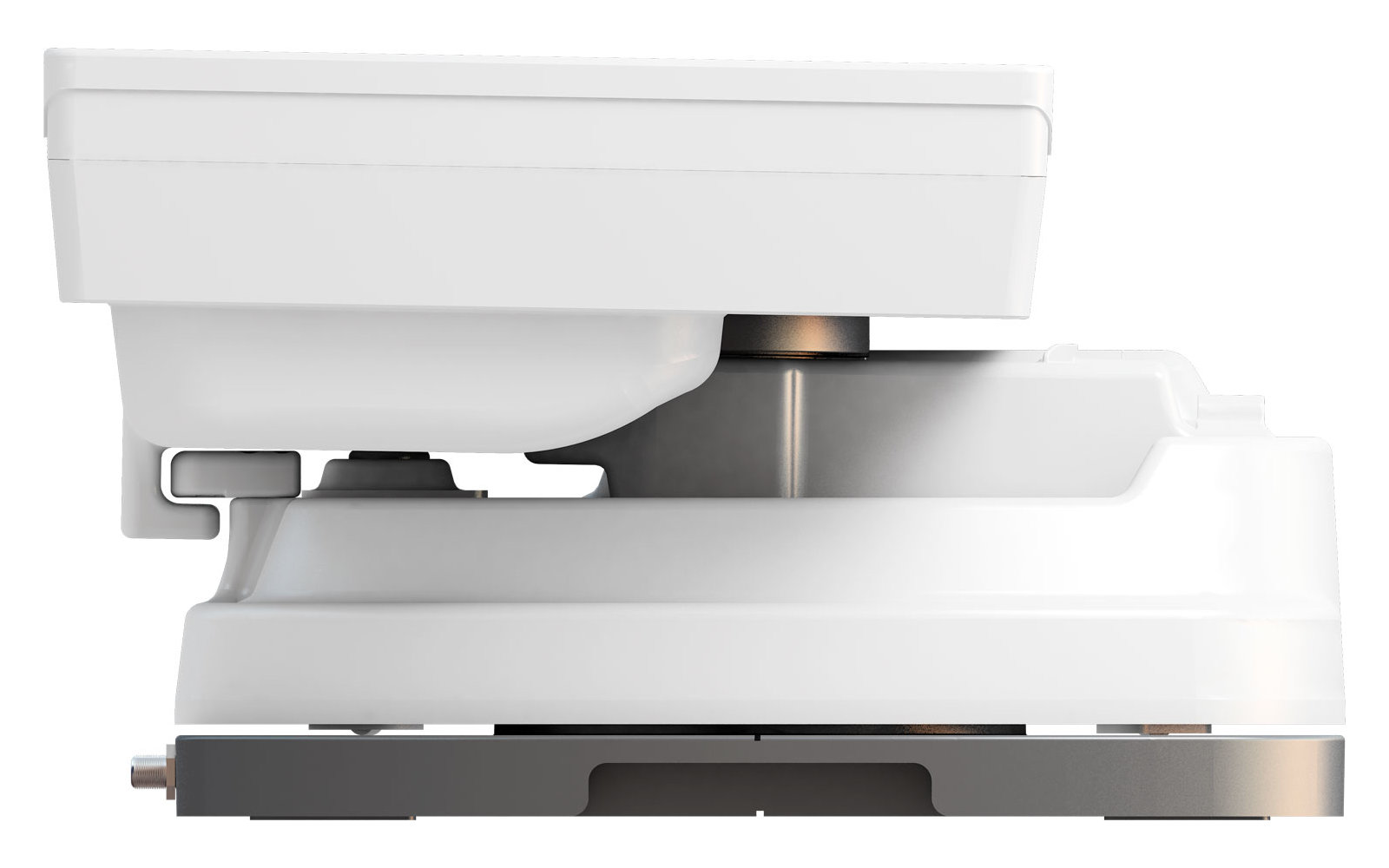 Selfsat Snipe 3 R Vollautomatische Sat-Flachantenne mit Fernbedienung Single LNB