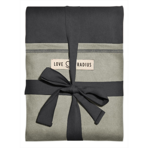 Echarpe de portage l'Originale anthracite/olive - LOVE RADIUS