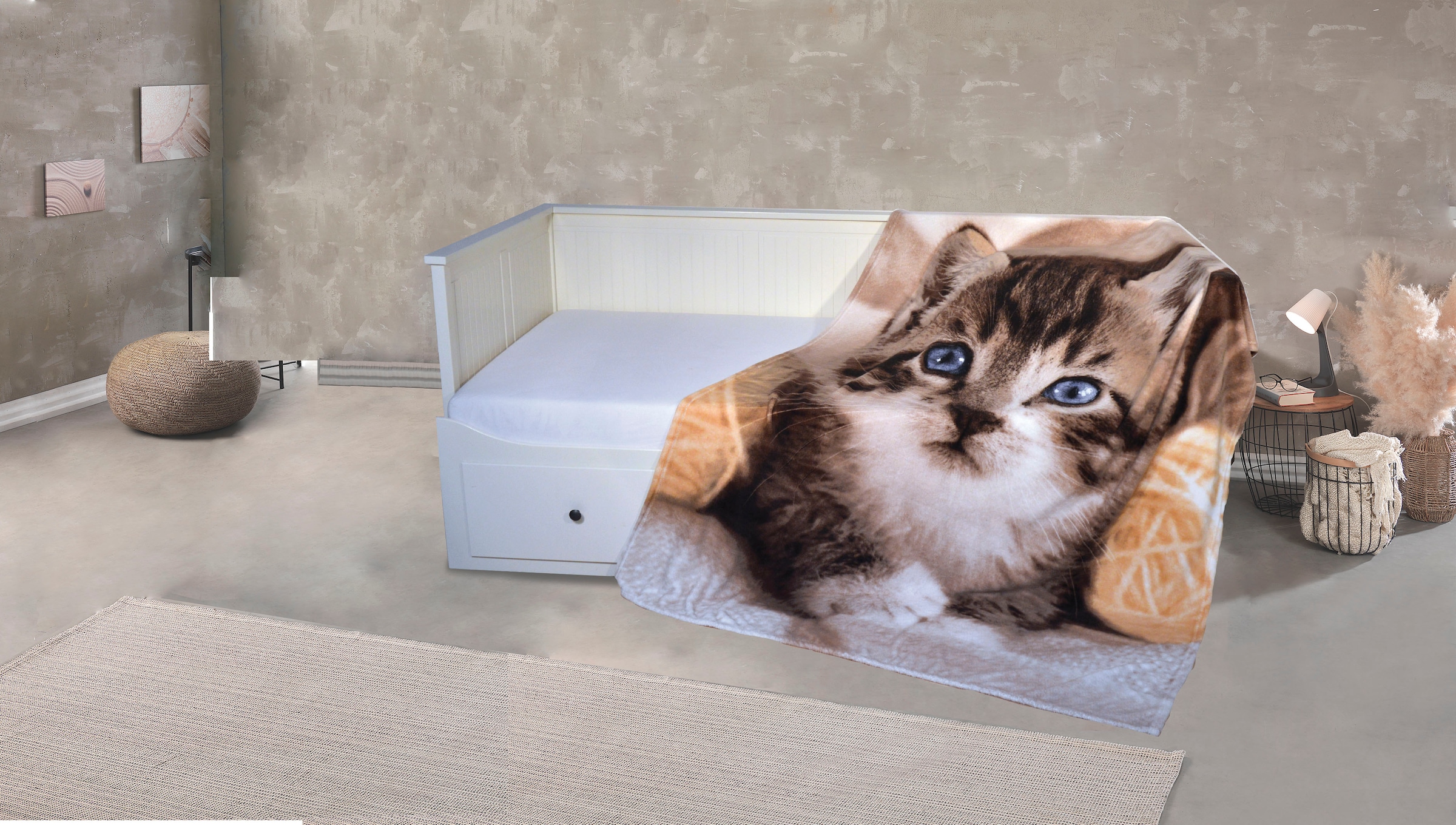 KiNZLER Wohndecke »Mikrofaser Fotodruck 