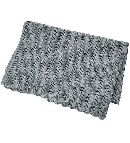 Smallstuff Babyt?ppe - Strik - Soft Blue