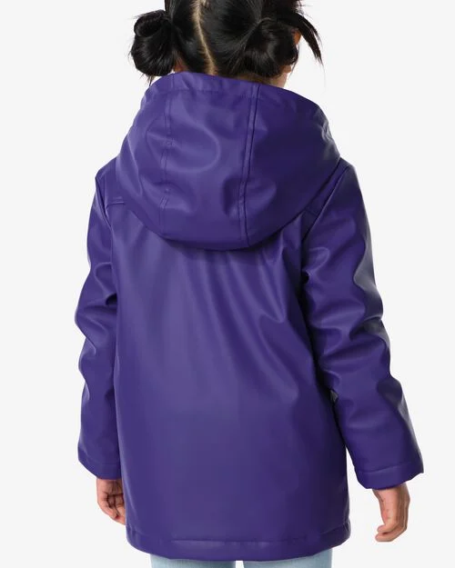 veste enfant à capuche violet