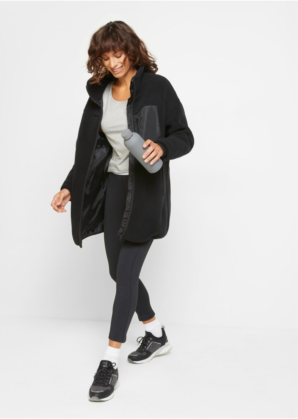 Veste en polaire peluche