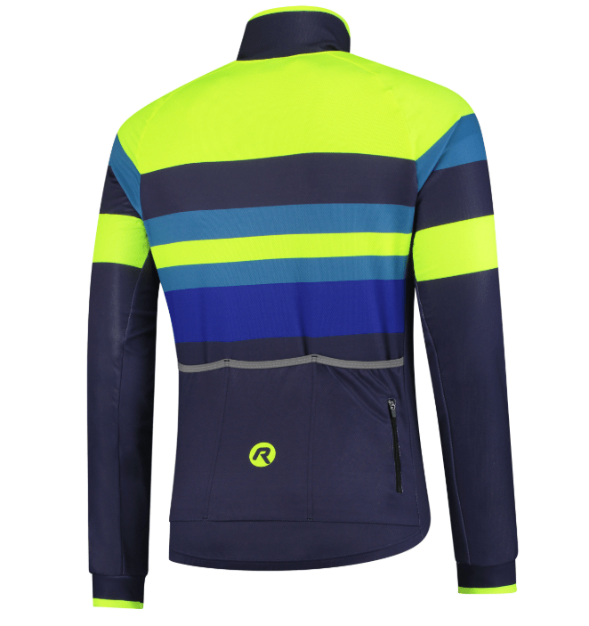 Rogelli Peak Cykeljakke - Blå / Neon