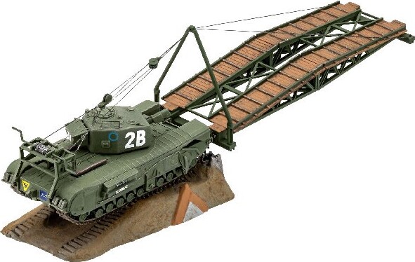 Revell - Churchill A.V.R.E. Tank Byggesæt - 1:76 - Level 4 - 63297