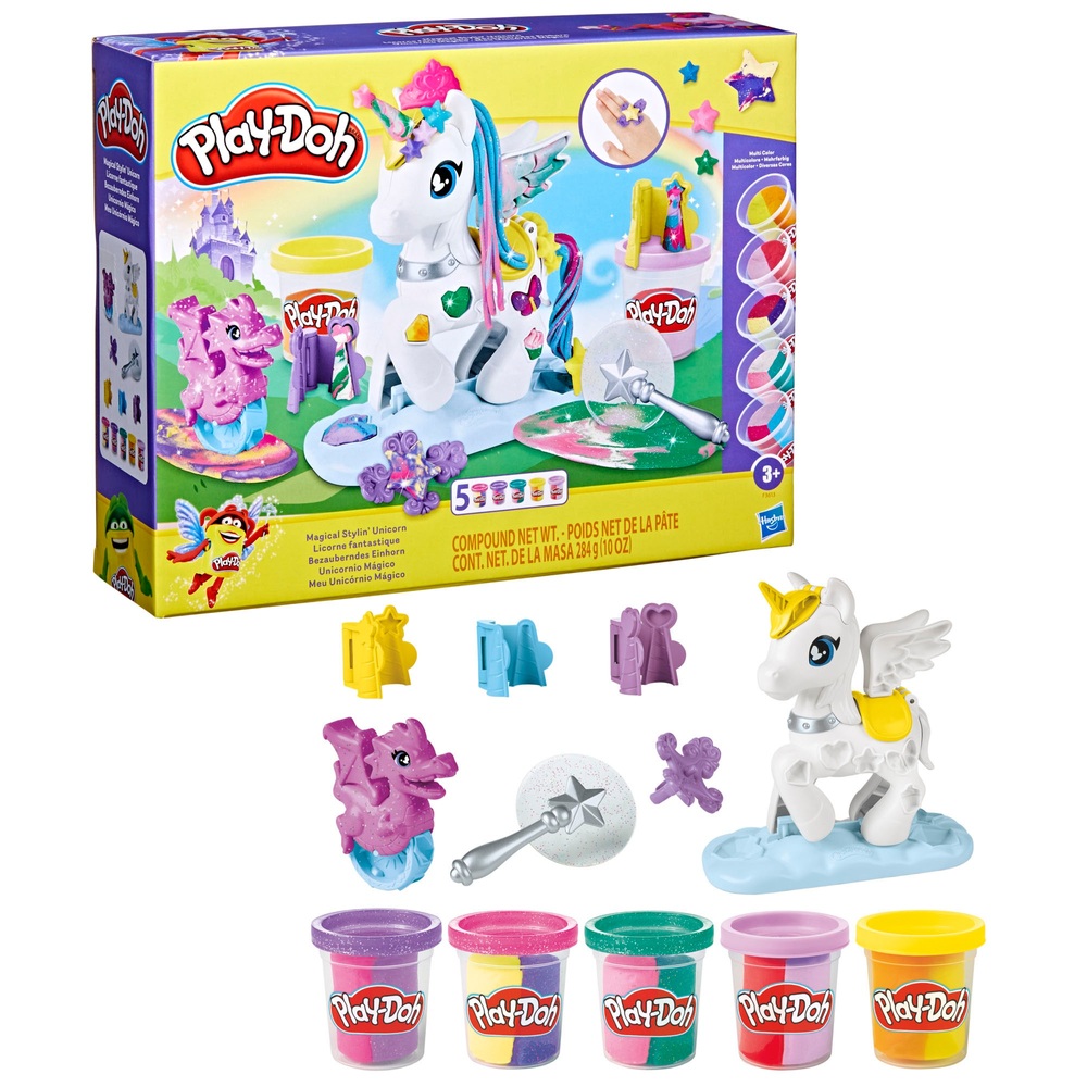 Play-Doh Magical Stylin' Einhorn-Spielset