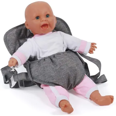 Bayer Chic Puppen-Tragegurt, Jeans Grey