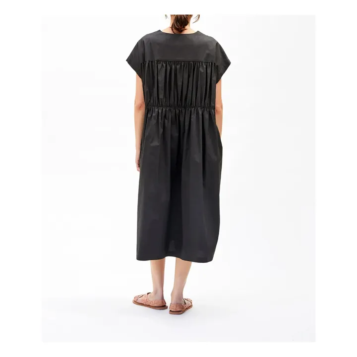 Black Crane Robe Curtain | Gris charbon
