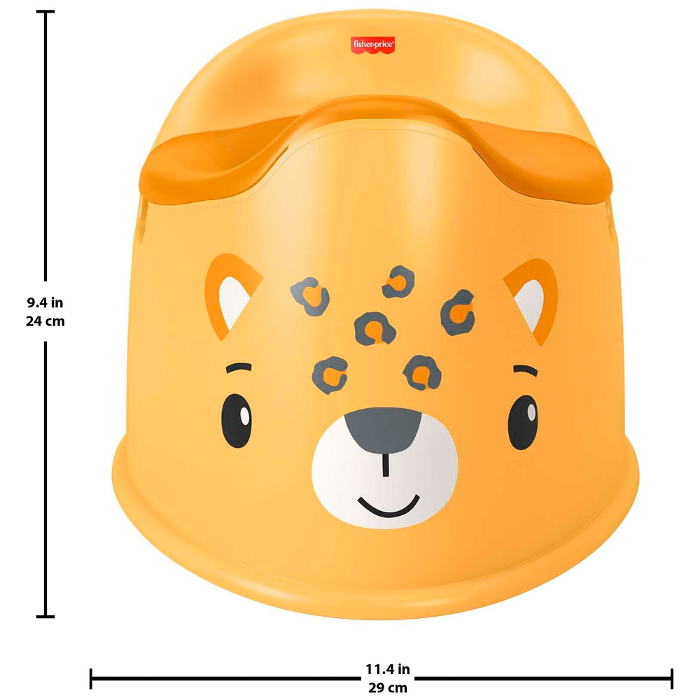 Fisher-Price Leopard Töpfchen-Trainingssitz mit herausnehmbarem Schüssel