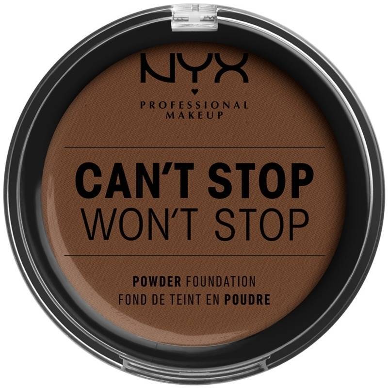 NYX Prof. Makeup Can't Stop Won't Stop Powder Foundation 10,7 gr. - Deep Cool