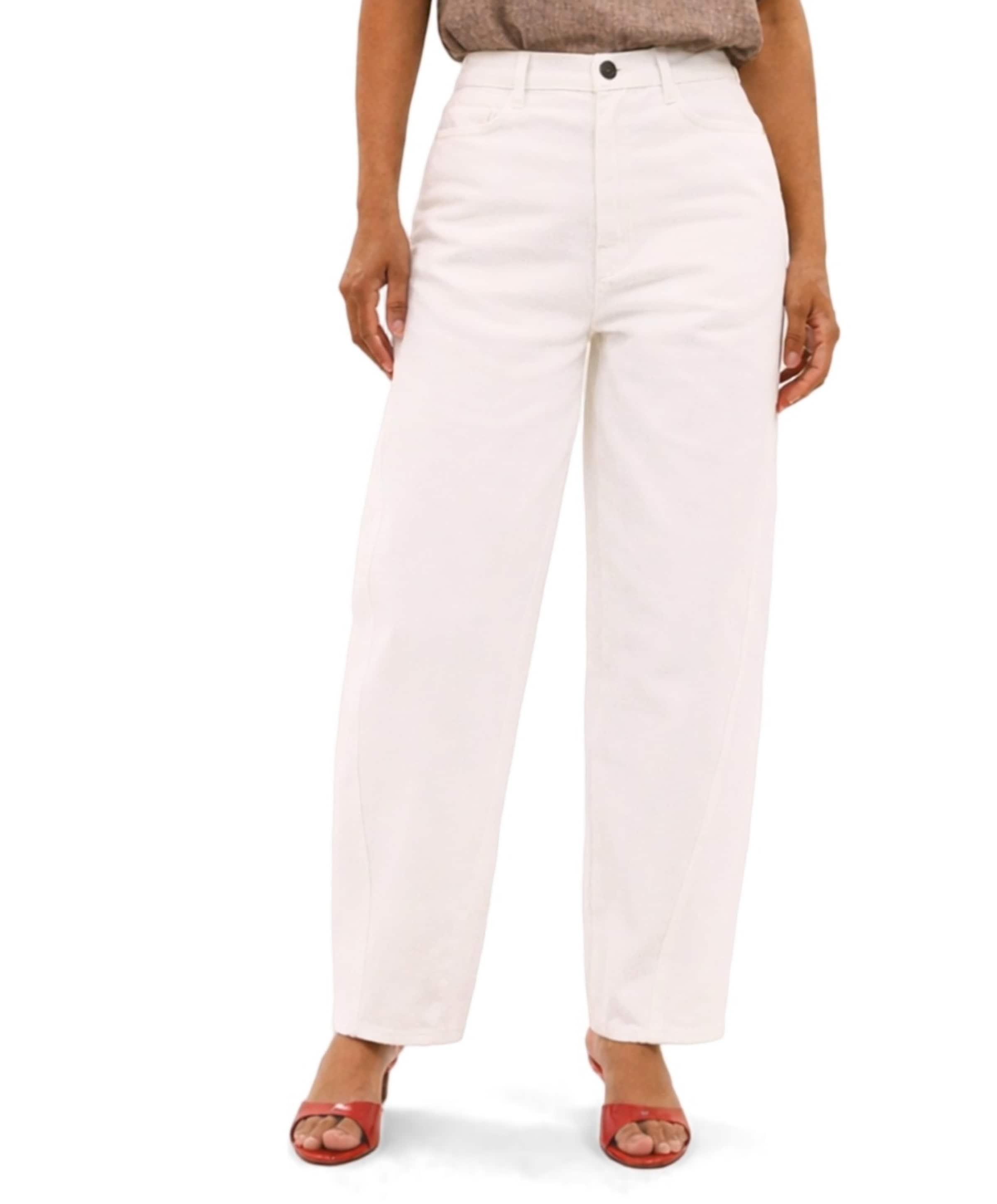 by-bar begum white jeans dames jeans wit