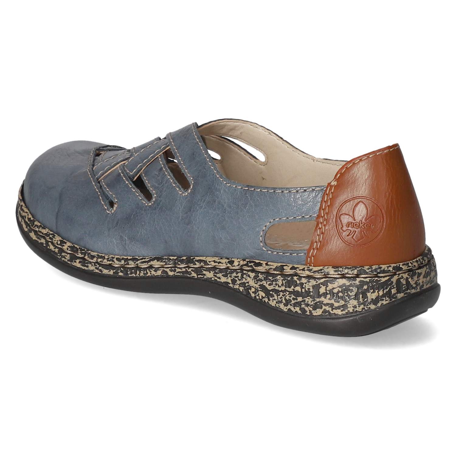 Rieker Slipper - blau