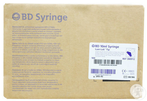 BD Plastipak Seringue Luer-Lock 10ml Pièces 100 (300912)