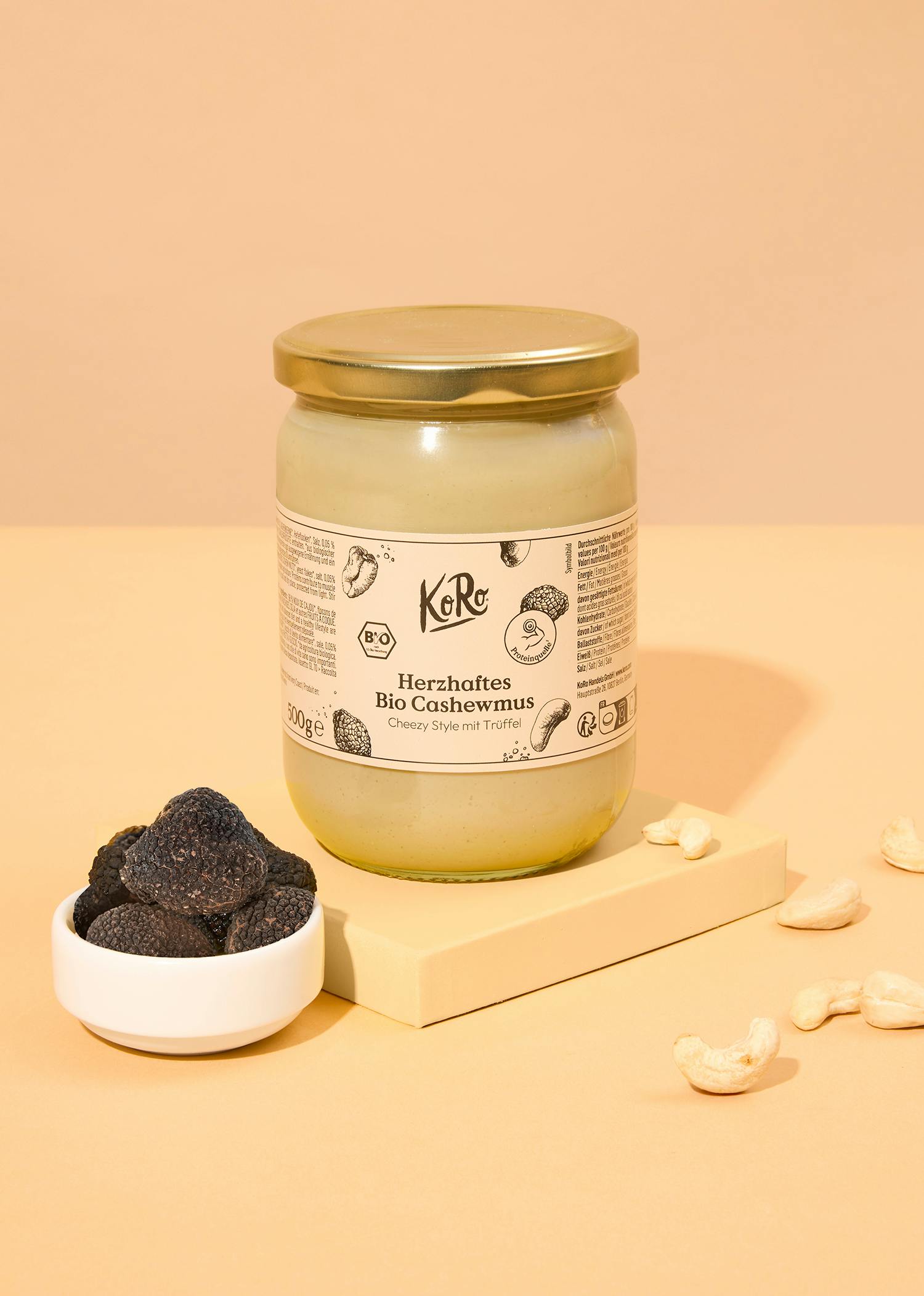 Bio Cashewmus Cheezy Style mit Trüffel 500 g