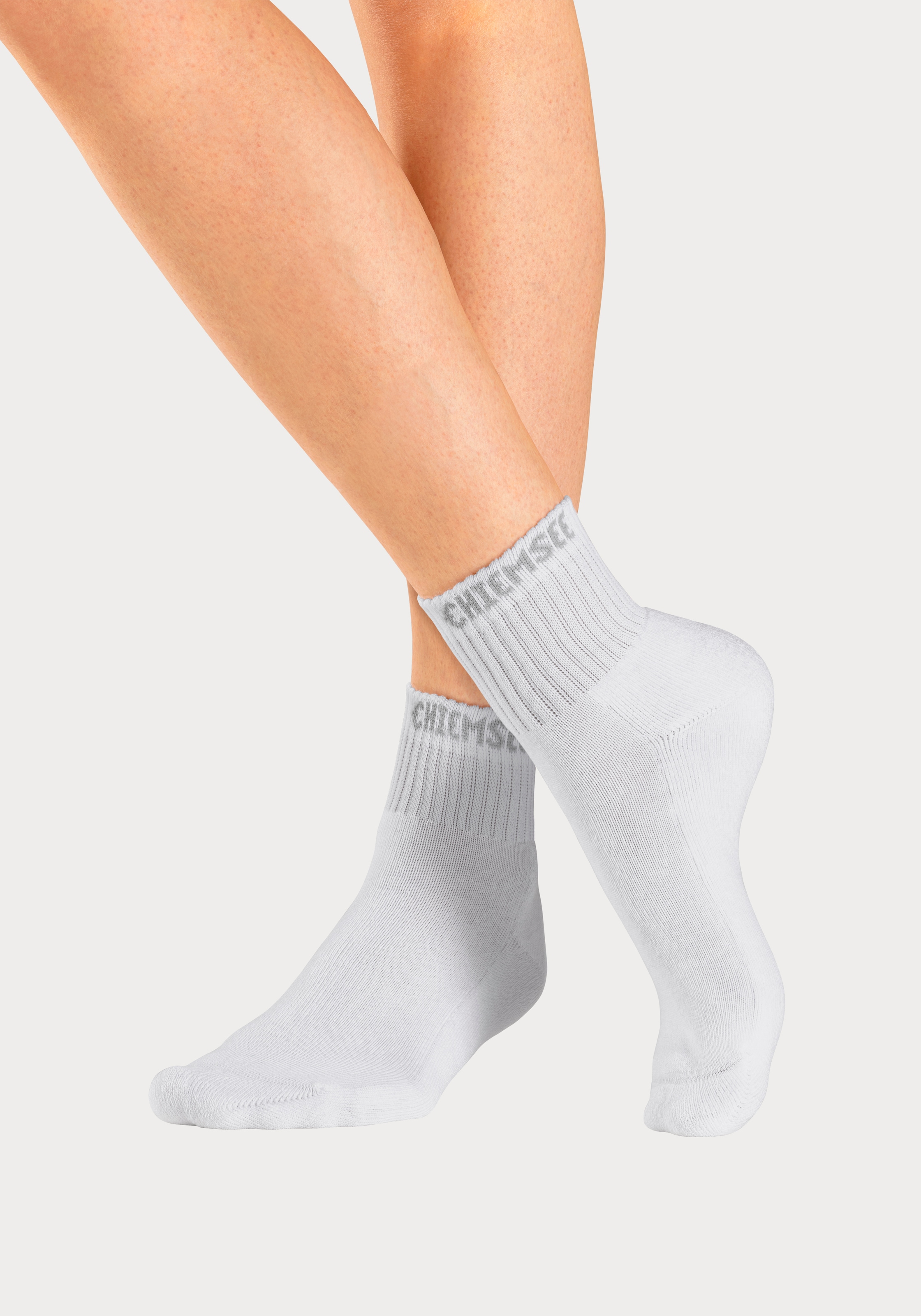 Chiemsee Kurzsocken Packung, 6 Stk. tlg. mit eingestricktem Markennamen
