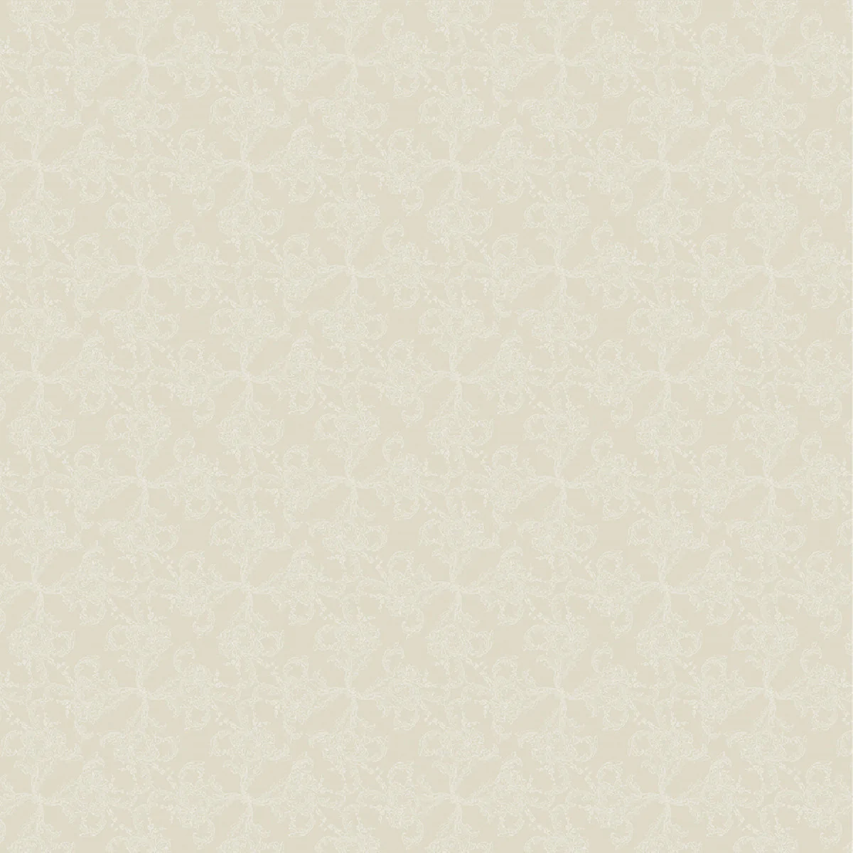 Nappe pur coton ivoire 115x115 Garnier Thiebaut