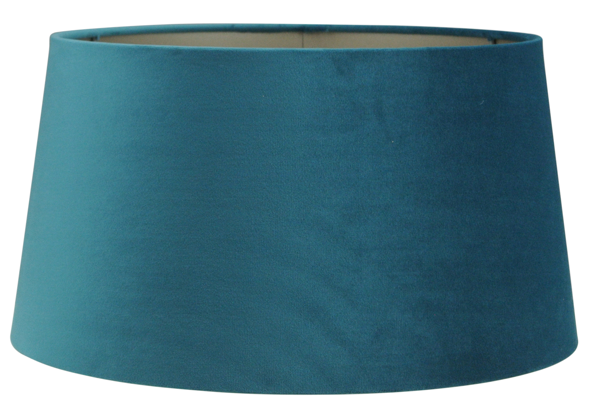 Staande lampenkap Palermo velours lake blue 35x30x18cm