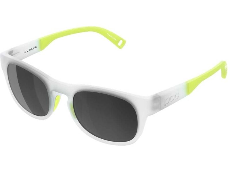 POC Sportbrille Evolve Schwarz / Grün / Grau Sonnenbrille für Kinder