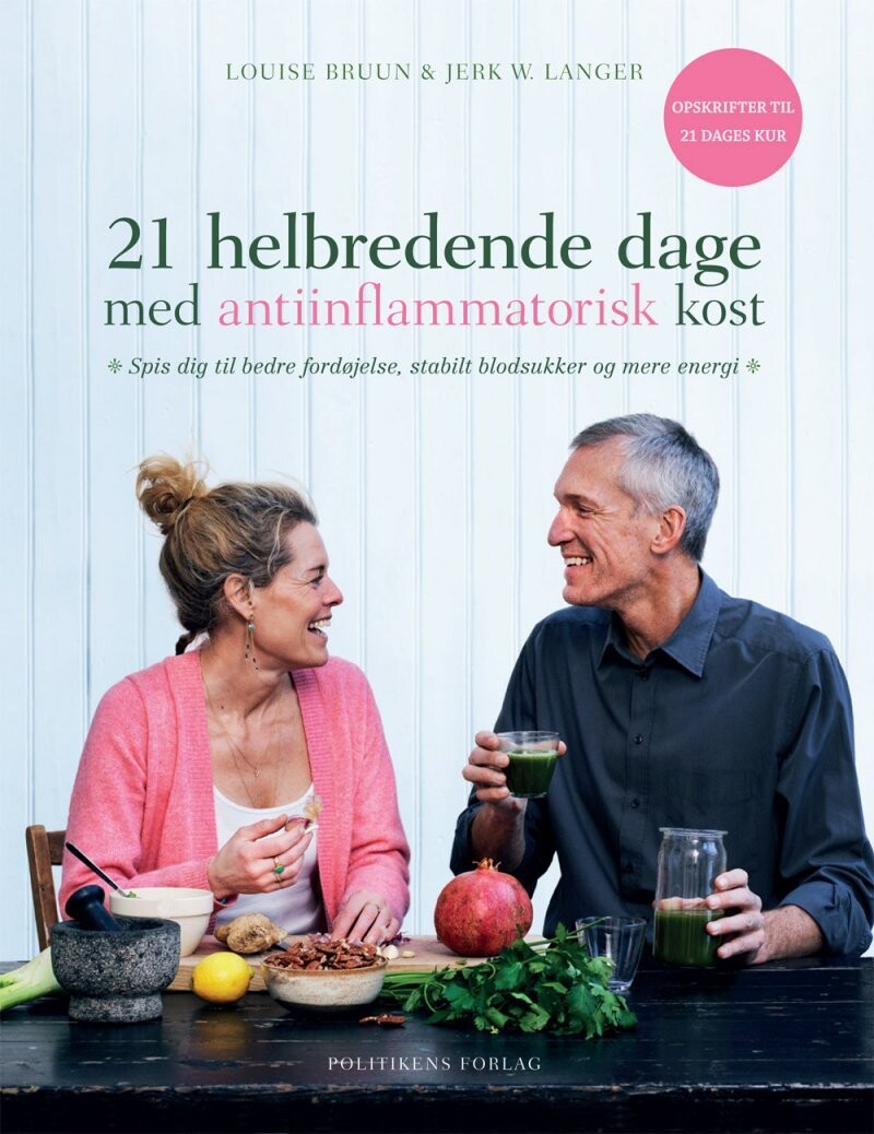 21 Helbredende Dage Med Antiinflammatorisk Kost - Jerk W. Langer - Bog