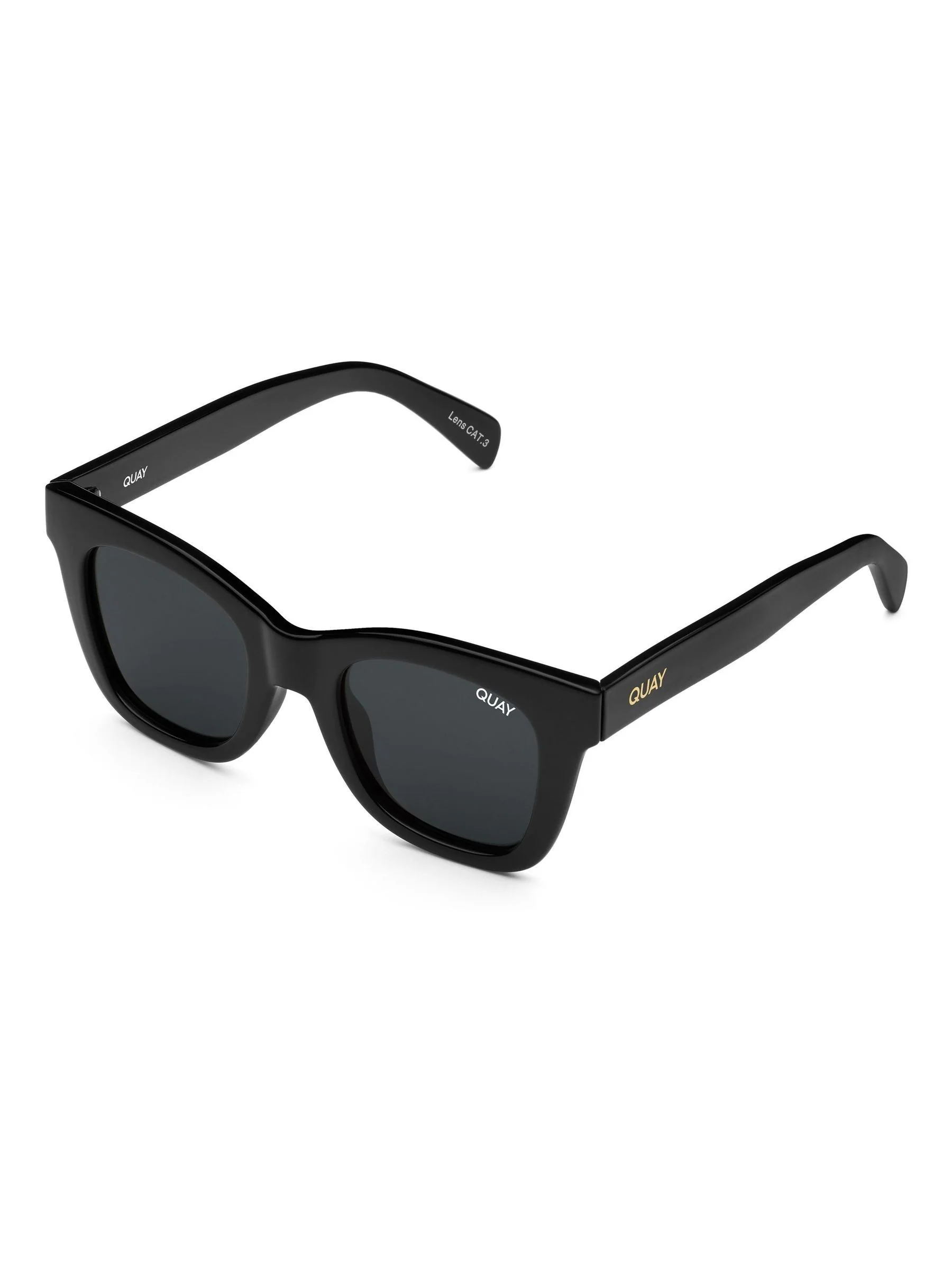 Zwart - QUAY After Hours Polarised Sunglasses