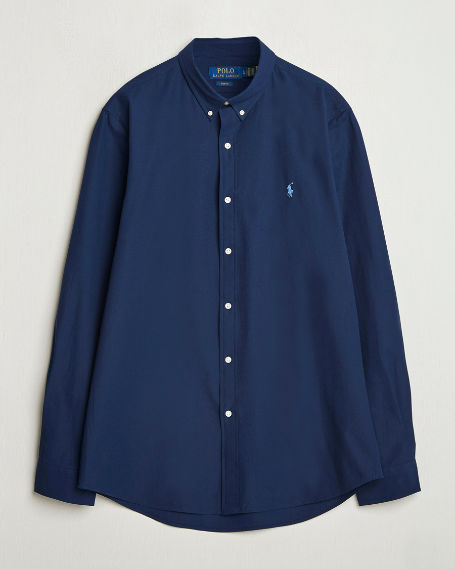 Polo Ralph Lauren Slim Fit Poplin Shirt Newport Navy