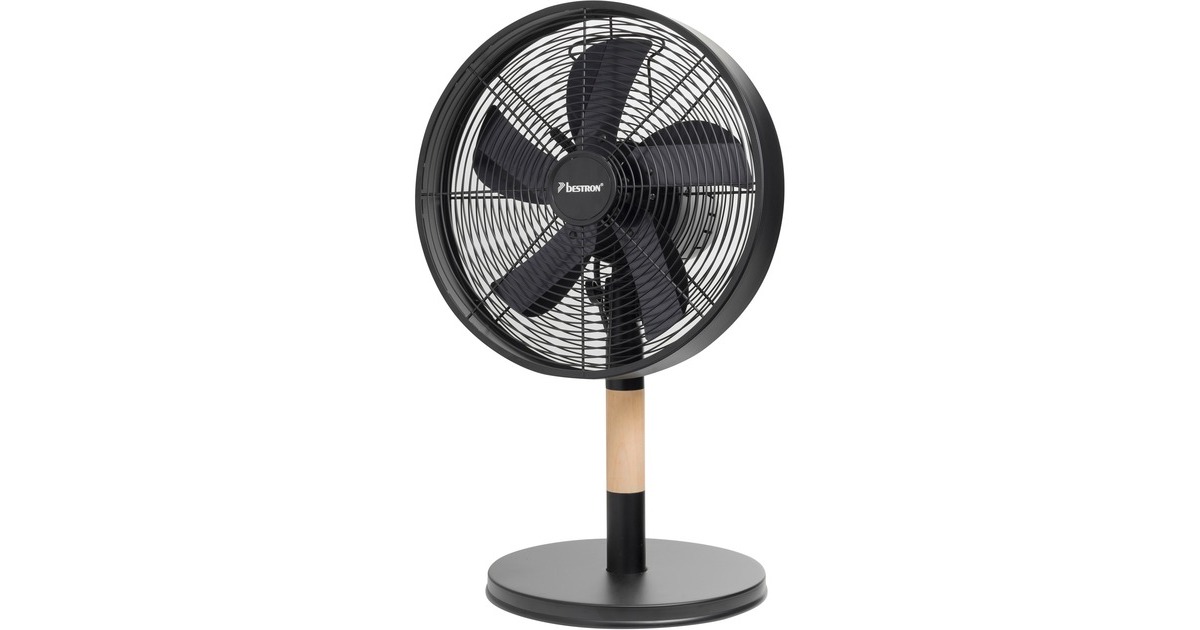 BestronDFT35WB Tafelventilator  (Zwart/houtkleur, Ø 35 cm)