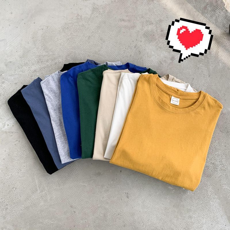 Hushgrain - Effen T-shirt met korte mouwen