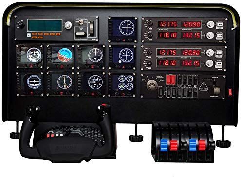 Flight Hero -Simulator Cockpit Panel Compatibel met Logitech en Saitek (niet Inclusief Game-Device)