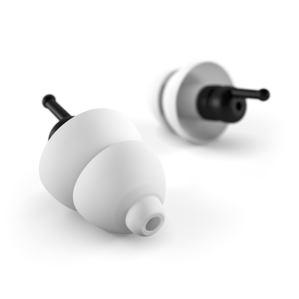 Alpine - Bouchons d'oreilles MotoSafe® Tour Blanc / Noir