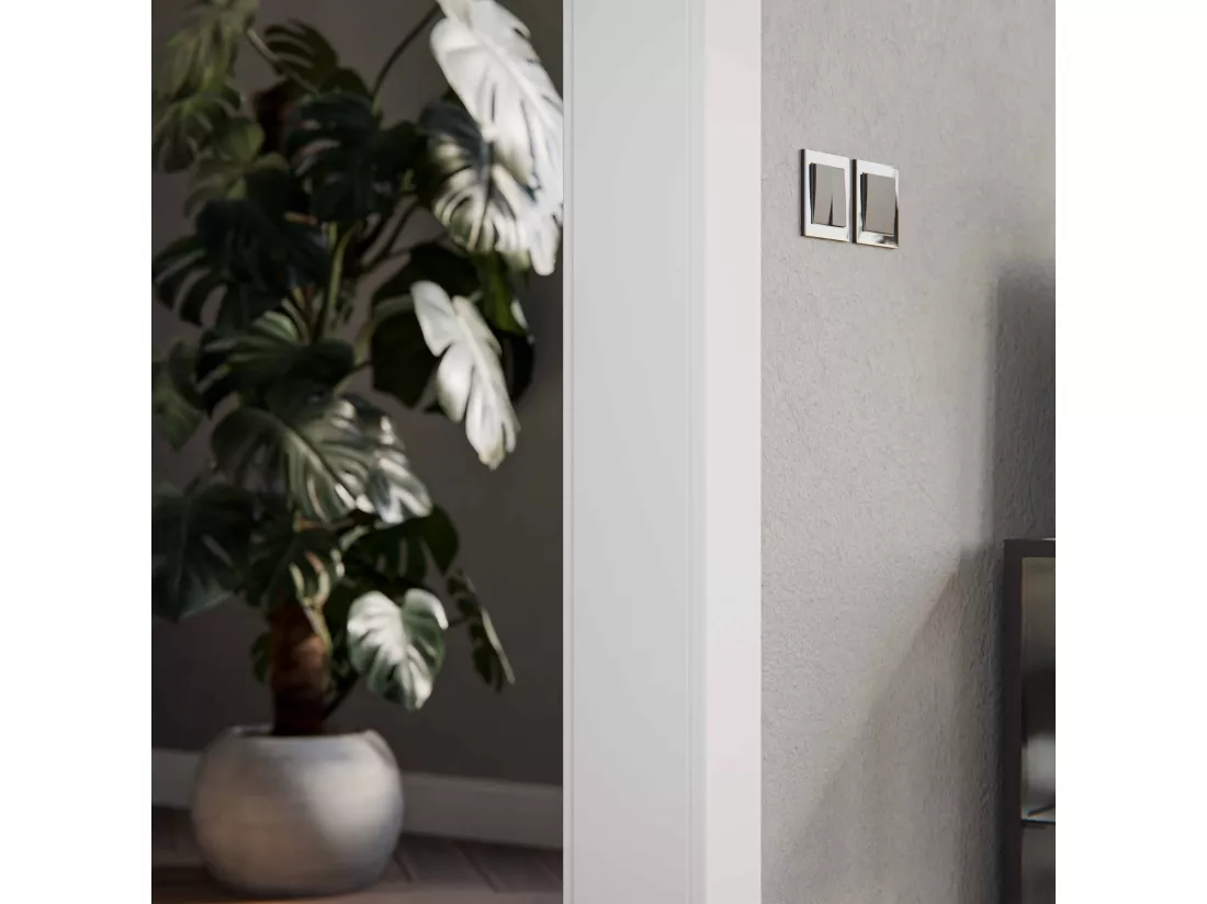 Habillage de Cloison 1 m - Blanc