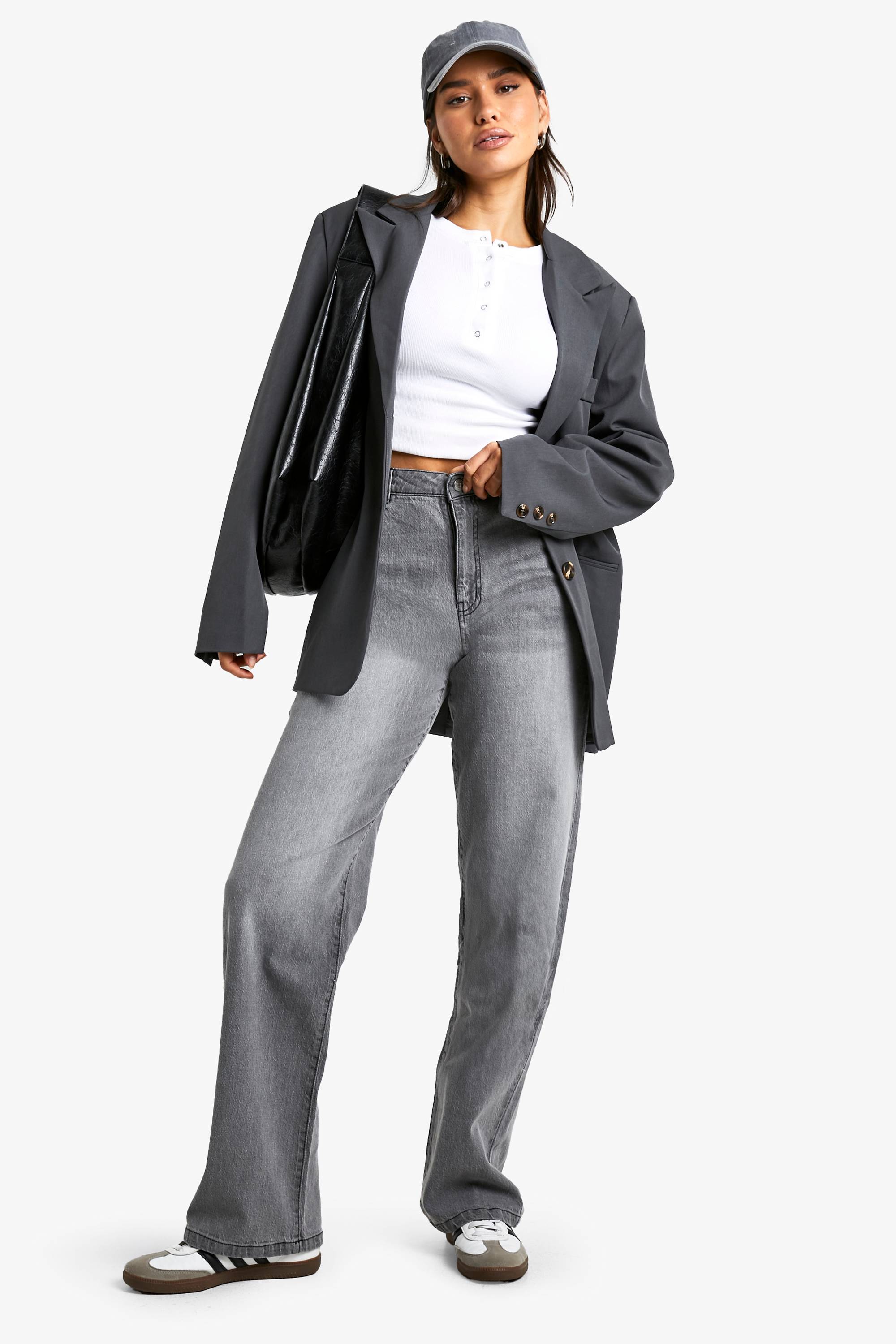 boohoo Jean basique droit pour grandes tailles