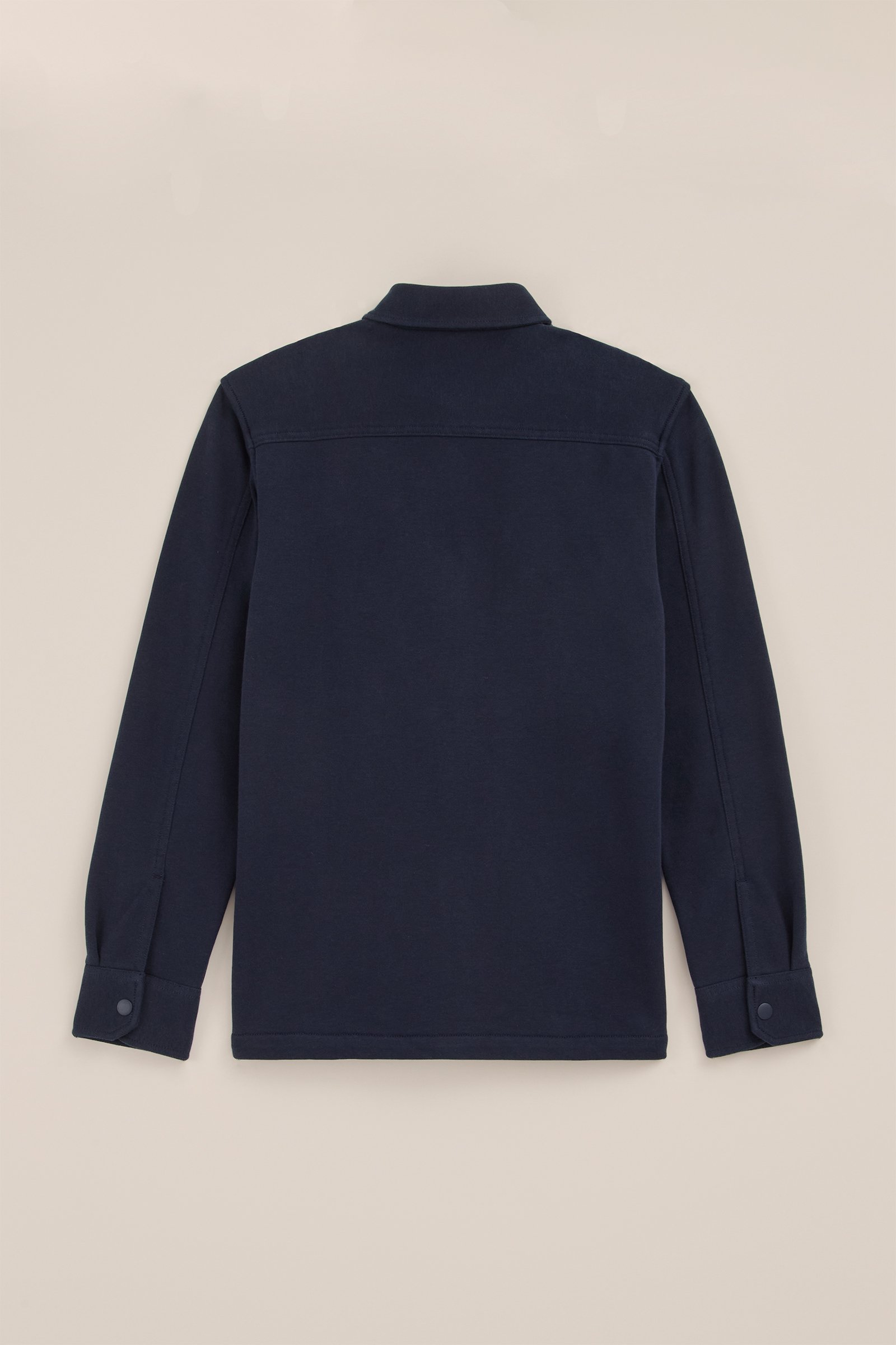 Jongens gebreid smart overshirt van katoenmix WE Fashion Donkerblauw