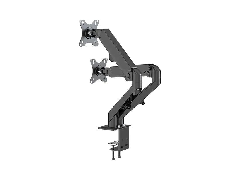 NEOMOUNTS Tischhalterung DS70-700BL2 bis 7 kg – Schwarz Full-Motion-Tischhalterung für 17-27