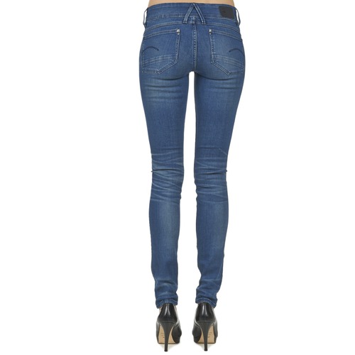 G-Star Raw - LYNN MID SKINNY - Bleu
