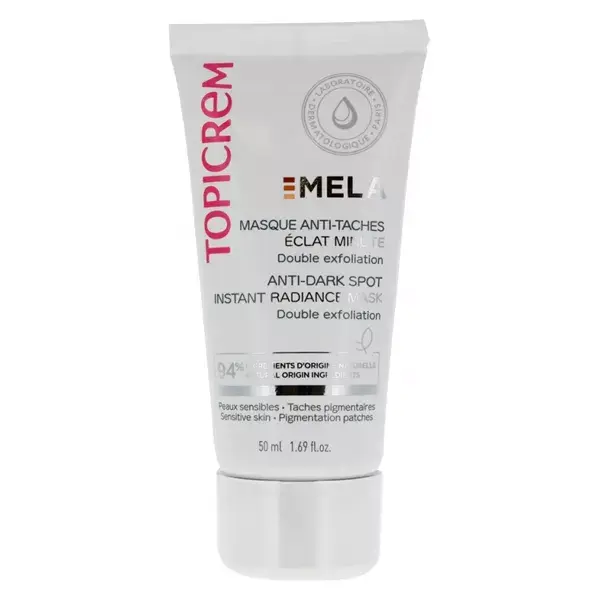 Máscara Facial Clareadora Instantânea Anti-Manchas Topicrem MELA 50 ml