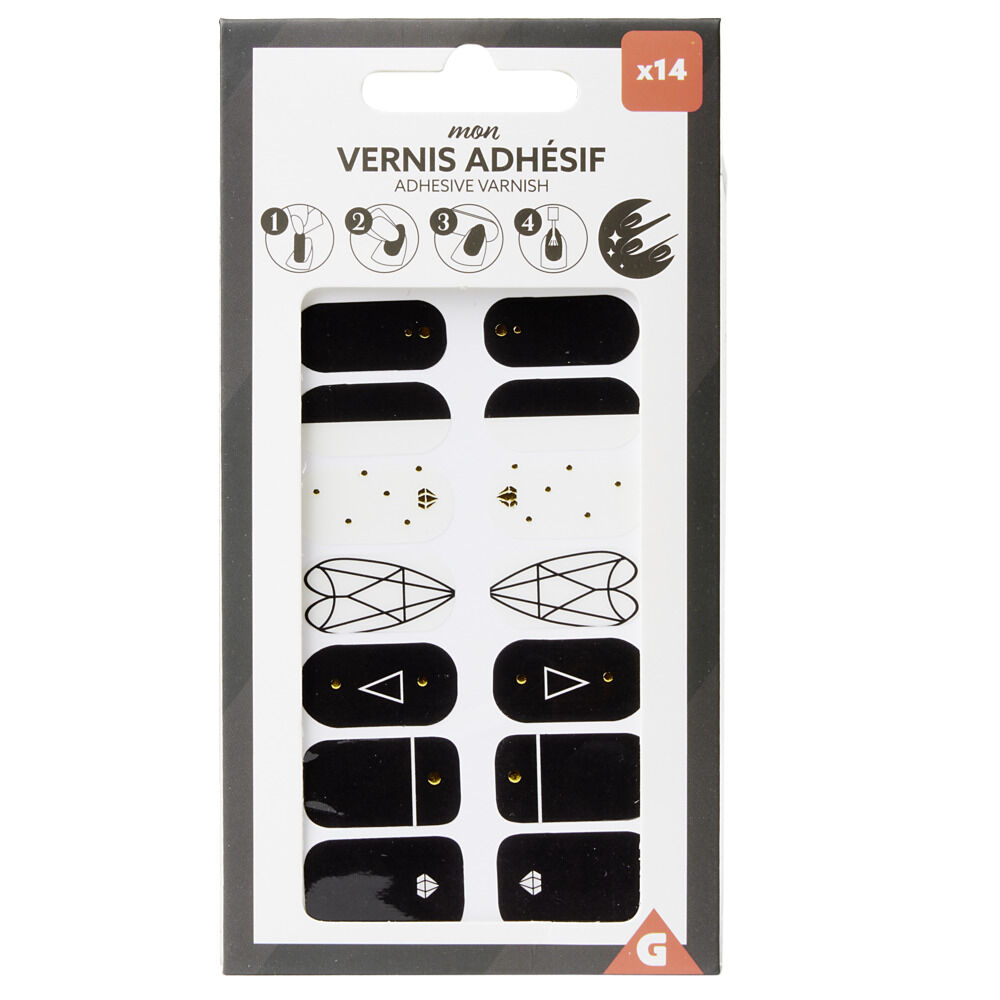 Stickers pour ongles x24 autocollants