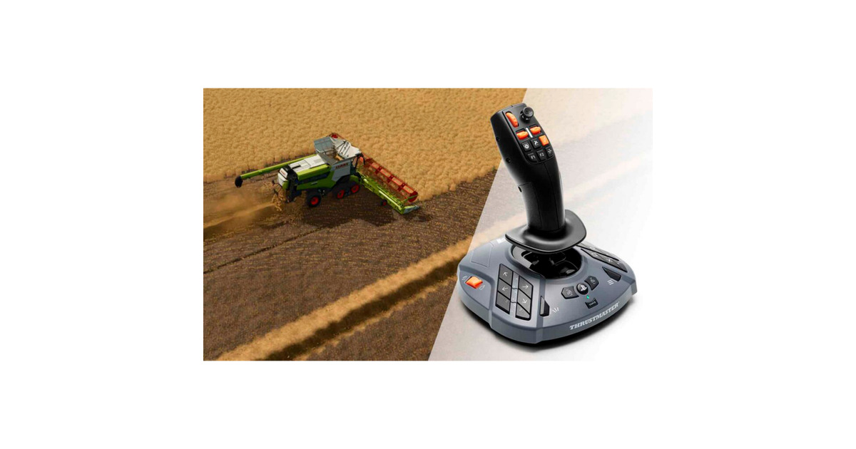 ThrustmasterSimTask FarmStick P joystick  (Zwart, Pc, PlayStation 5)