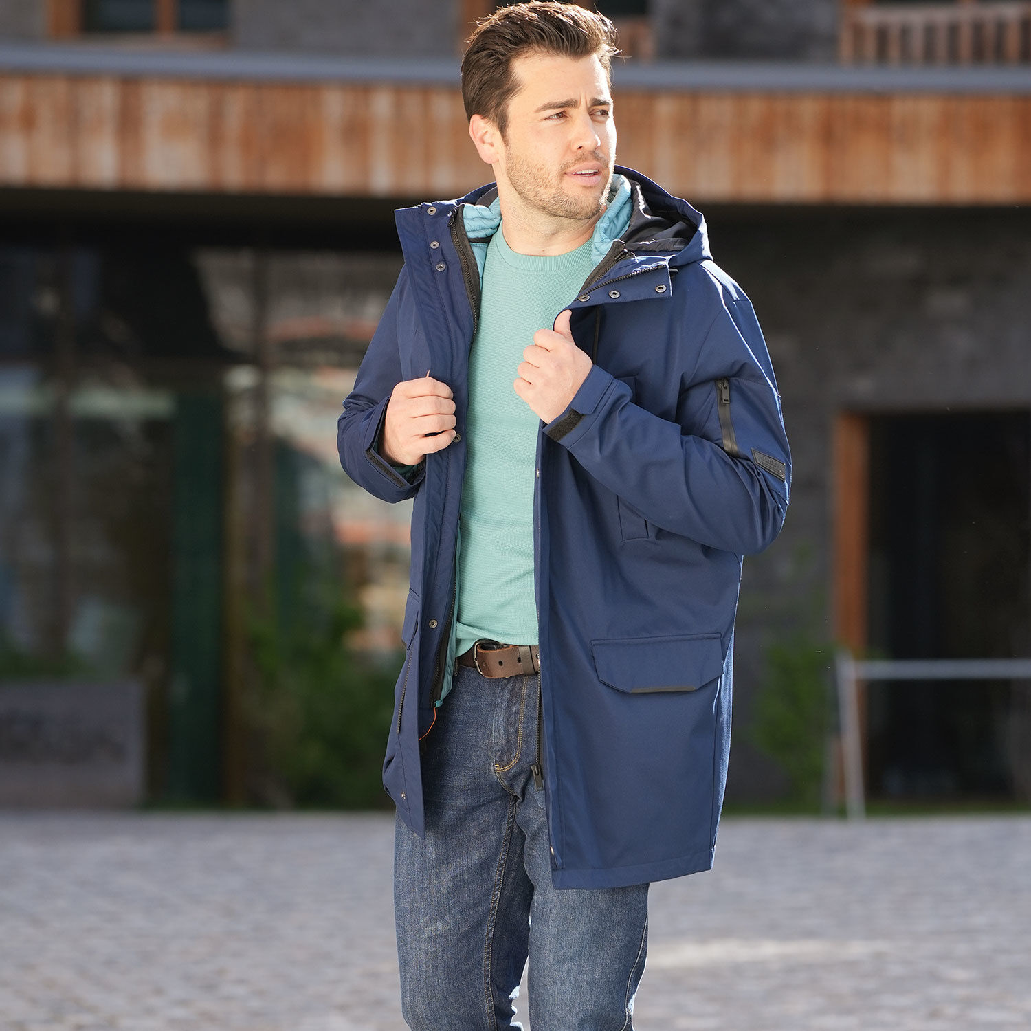 3 in 1 Herren Jacke wasserabweisend