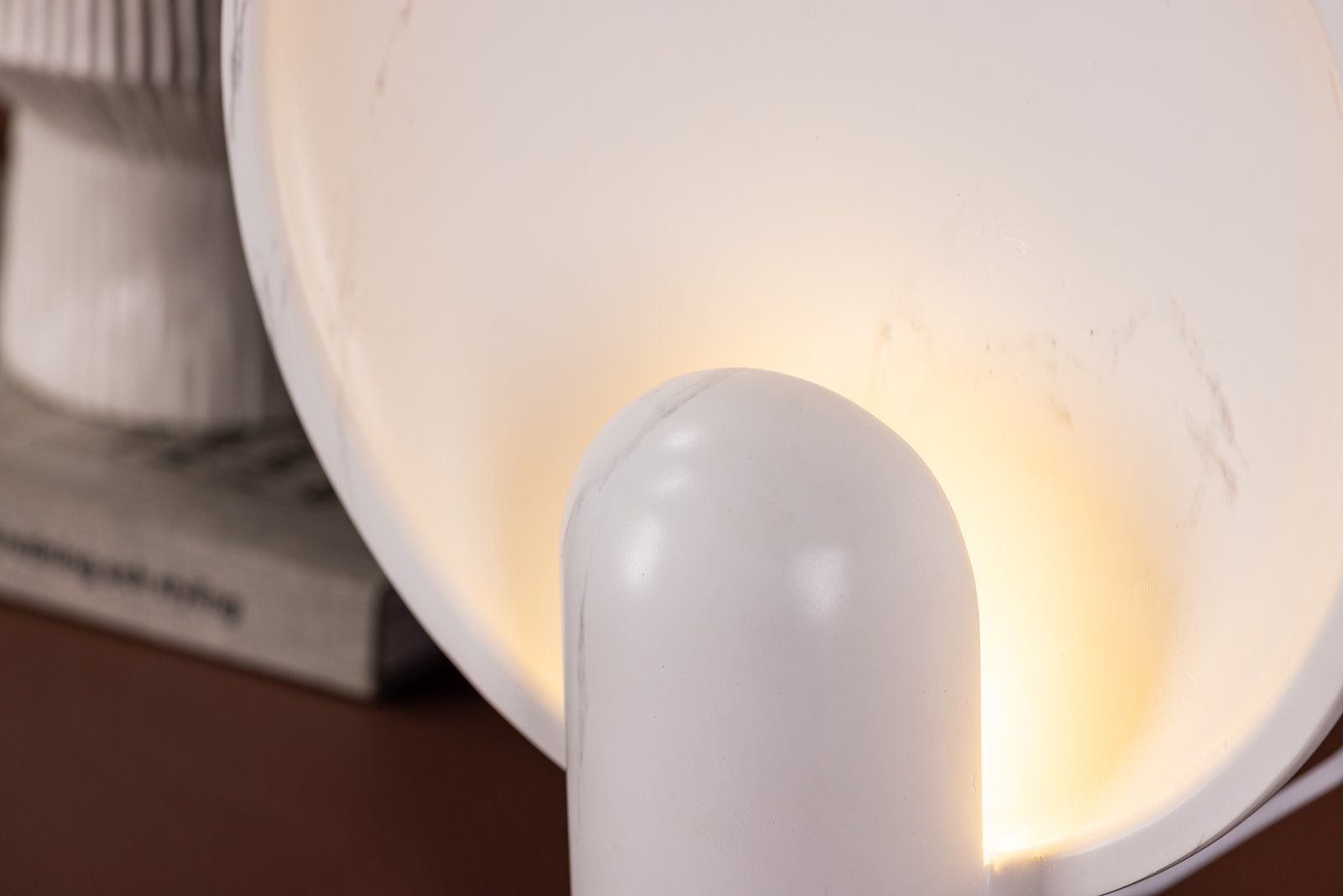 Anges bordlampe Lysgrå