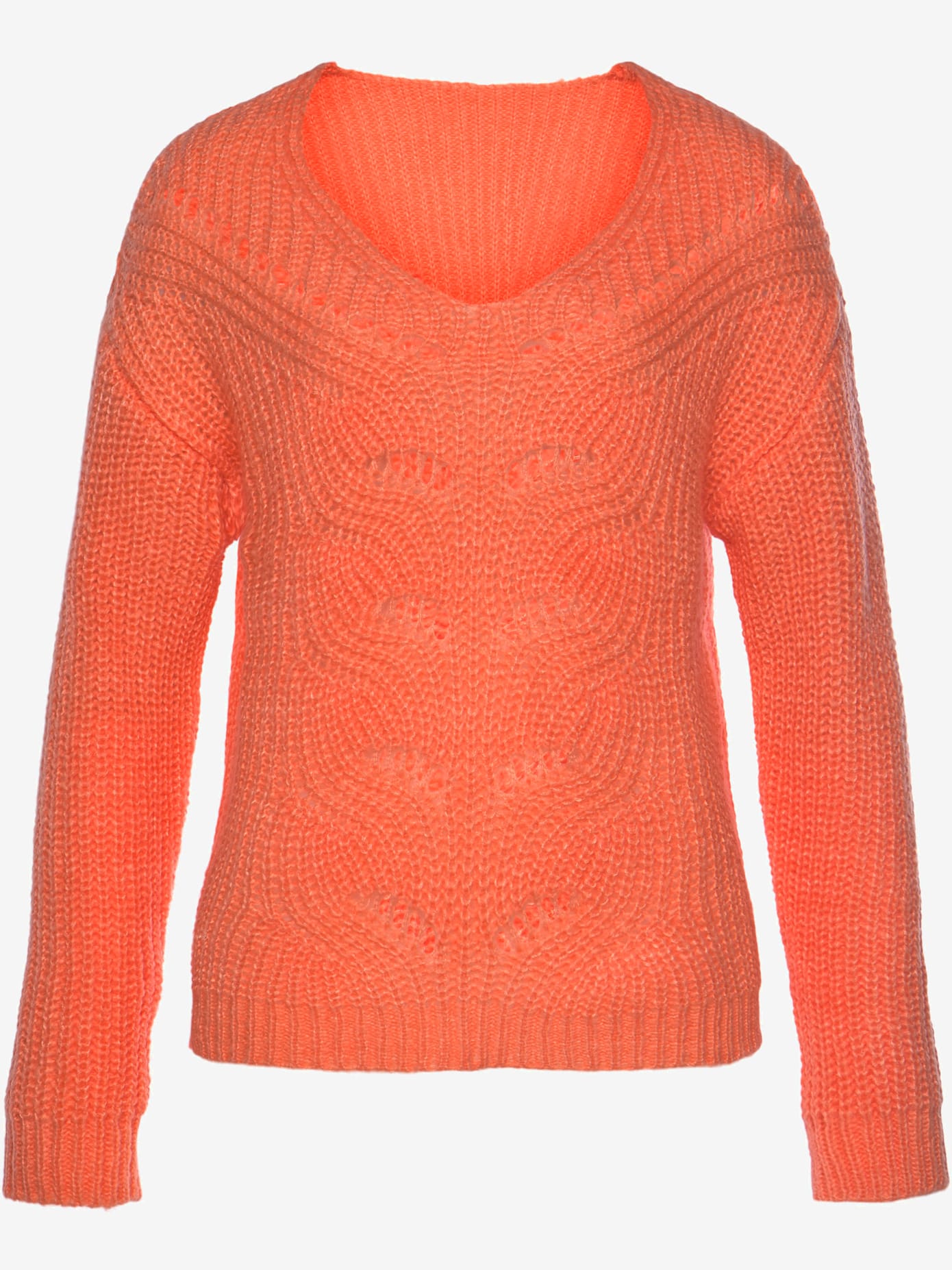 Pull ajouré mancherons