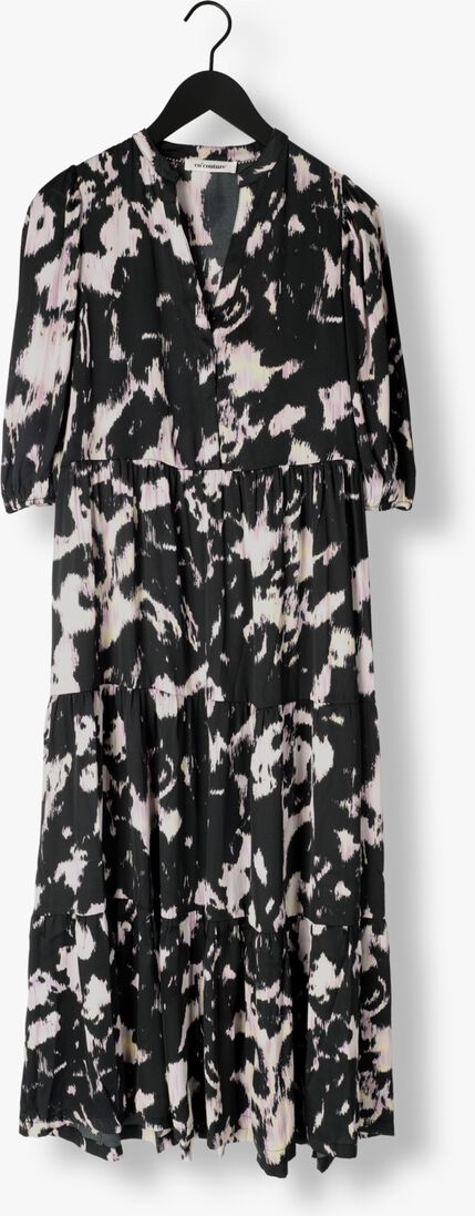 zwarte co'couture maxi jurk mary floor dress
