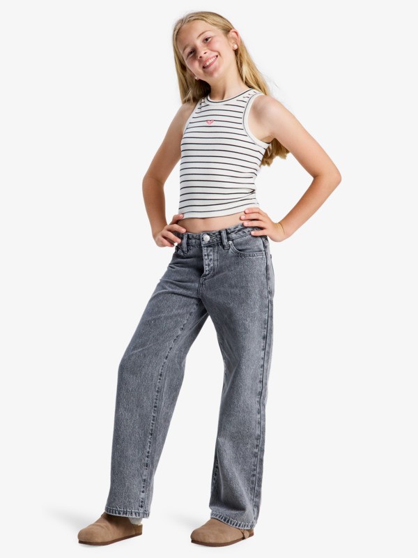 Iconic Days Stripes Débardeur Blanc Fille 4-16