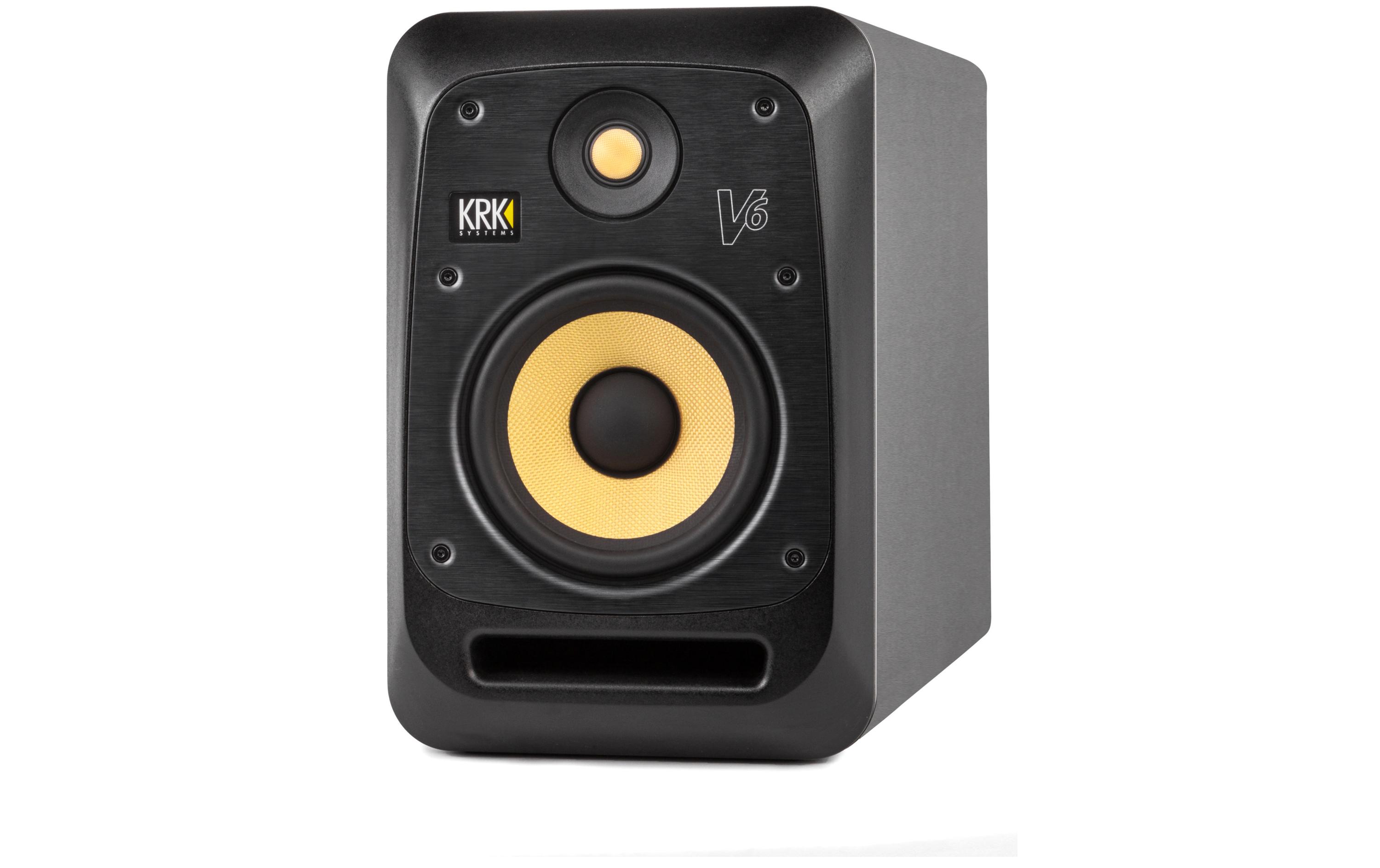 Studiomonitor V6 Series 4 Schwarz<br>Aktiver 2-Wege-Studiomonitor