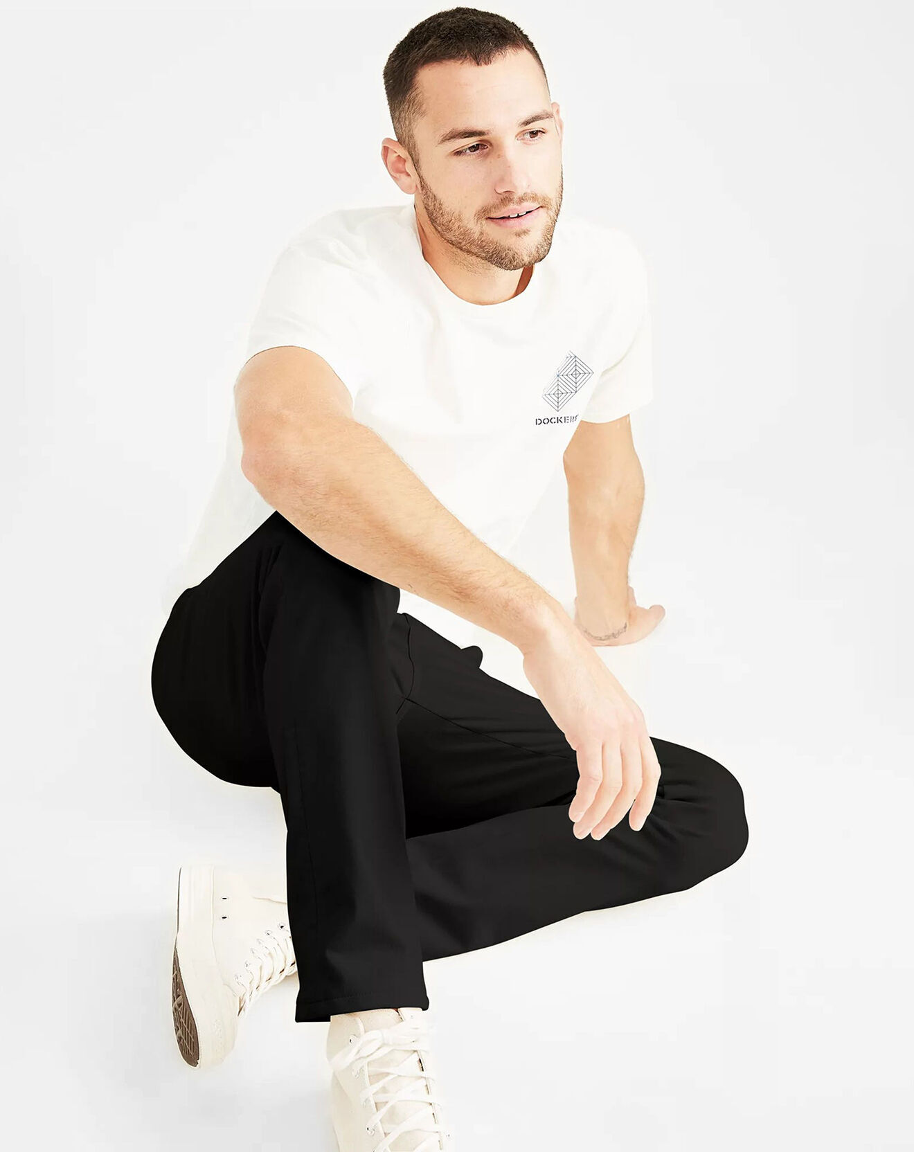 Dockers Pantalon chino Skinny Smart 360 Flex Alpha noir