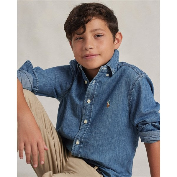 Køb Polo Ralph Lauren Skjorte Dk Blue