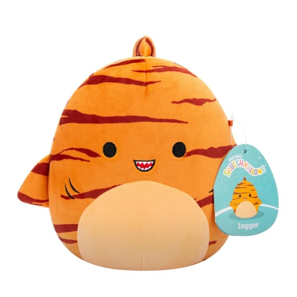 Squishmallows P20 Plysj - Tigerhaien Jagger (206091)